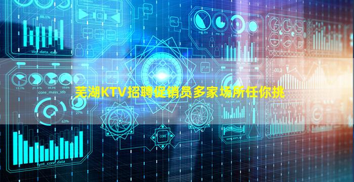 芜湖KTV招聘促销员多家场所任你挑